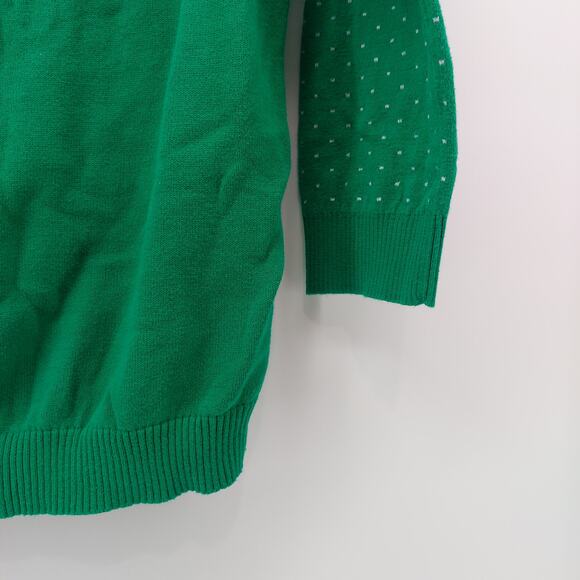 Well Worn Oh Snap Christmas Ugly Sweater Green Holiday Cotton - Picture 11 of 14